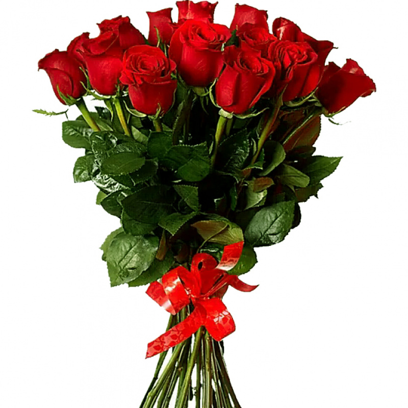 Букет красных роз «Красота в мелочах»