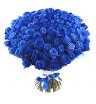 Букет синих роз «Сияние сапфиров»