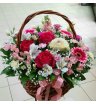 Цветы в корзине «Дульсинея» 2